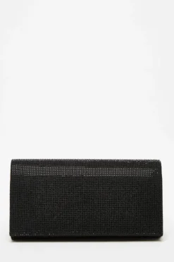 Handbags|Clutch Bags*Quiz Diamante Embellished Clutch Bag Black