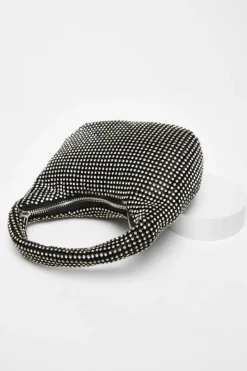 Handbags|Clutch Bags*Quiz Embellished Mini Bag Black