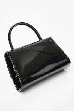 Handbags*Quiz Heart Detail Bag Black