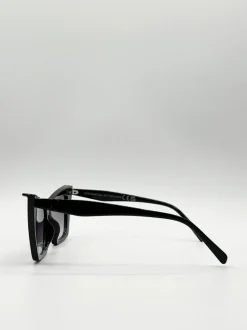 Sunglasses*SVNX Oversized Cateye Sunglasses Black