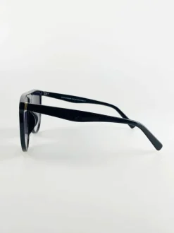 Sunglasses*SVNX Oversized Sunglasses with Ombre Lenses Black