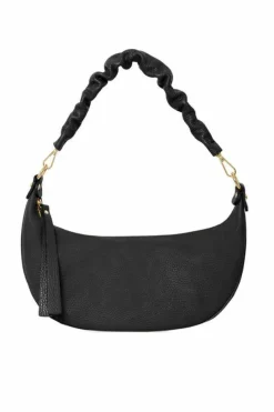 Shoulder Bags*Sostter Black Pebbled Baguette Leather Shoulder Bag | BDAYB Beige