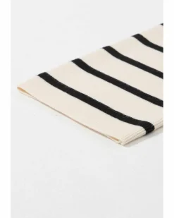 Cardigans*Azura Exchange Black Stripe Flap Pocket Buttoned Cardigan Sweater Multi