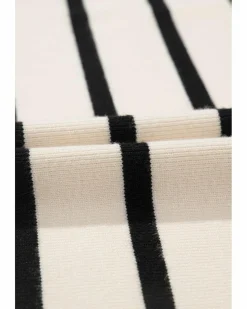 Cardigans*Azura Exchange Black Stripe Flap Pocket Buttoned Cardigan Sweater Multi