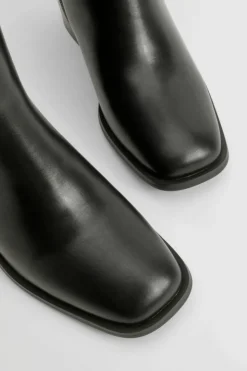 Heels|Over The Knee Boots*boohoo Block Heel Knee High Boots black