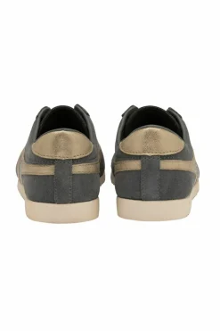 Trainers*Gola Bullet Mirror Trident' Suede Lace-Up Trainers Grey