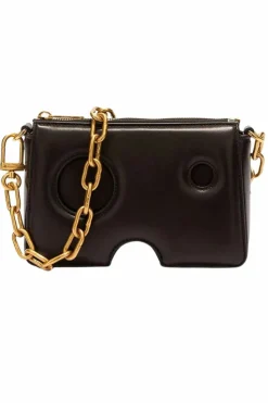 Cross-Body Bags*Off-White Burrow Zipped Pouch Shoulder Bag Black