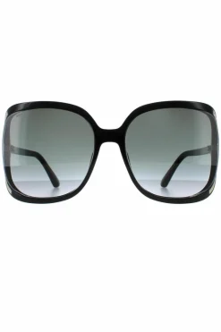 Sunglasses*Jimmy Choo Butterfly Dark Grey Gradient TILDA/G/S Black