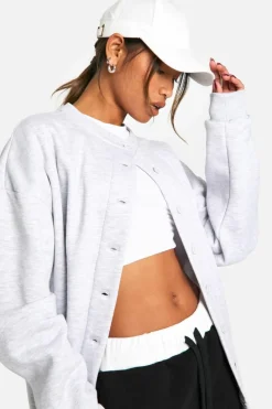 Sweatshirts|Hoodies & Sweatshirts*boohoo BUTTON THROUGH CARDIGAN ash grey