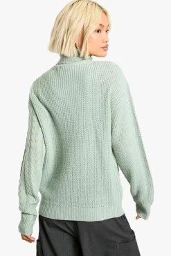 Cardigans*boohoo Cable Knitted Jumper sage