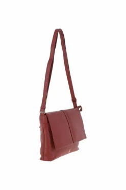 Shoulder Bags|Handbags*Ashwood Leather Candy Leather Shoulder Bag Dark Red