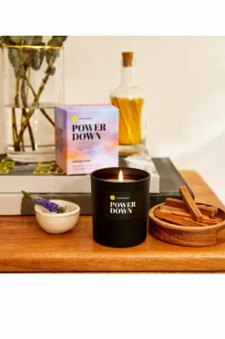 Candles & Diffusers|Candles*Cannaray Power Down Candle 198mg CBD - 200g Black