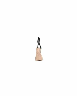 Tote Bags*Burberry Canvas Tote Bag Leather Trim Rose
