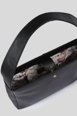 Handbags|Cross-Body Bags*Ashwood Leather Capolavoro Veneziano' Real Leather Hobo Shoulder Bag Black