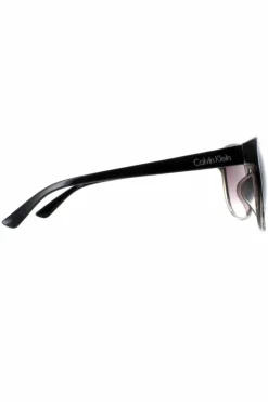 Sunglasses*CALVIN KLEIN Cat Eye Horn Grey Gradient R661S Black