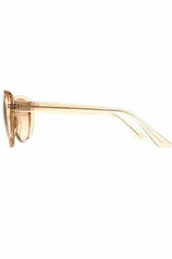 Sunglasses*CALVIN KLEIN Cat Eye Crystal Brown Gradient CK19560S Beige
