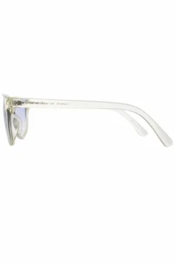 Sunglasses*CALVIN KLEIN Cat Eye Crystal Pale Yellow Yellow Gradient CK20517S Clear