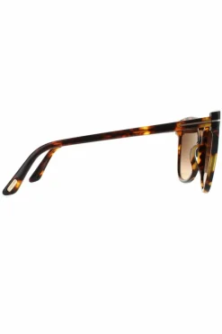 Sunglasses*Tom Ford Cat Eye Dark Havana Gradient Brown