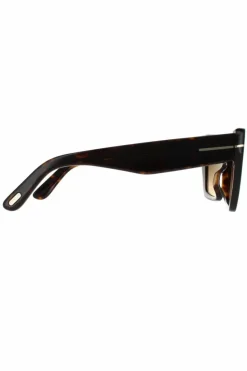 Sunglasses*Tom Ford Cat Eye Dark Havana Gradient Brown