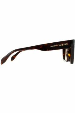 Sunglasses*Alexander McQueen Cat Eye Dark Havana Gradient AM0299S Brown