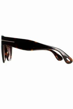 Sunglasses*Tom Ford Cat Eye Dark Havana Gradient Roviex FT0939 Phoebe Sunglasses Brown