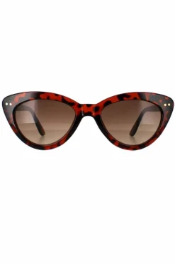 Sunglasses*Guess Cat Eye Brown Gradient GF0402 Gold