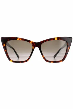Sunglasses*Jimmy Choo Cat Eye Havana Gradient LUCINE/S Brown