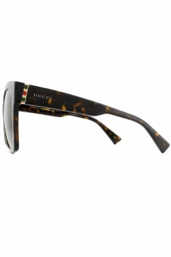 Sunglasses*Gucci Cat Eye Havana Gradient Sunglasses Brown