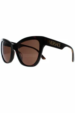 Sunglasses*Versace Cat Eye Havana Dark VE4417U Brown