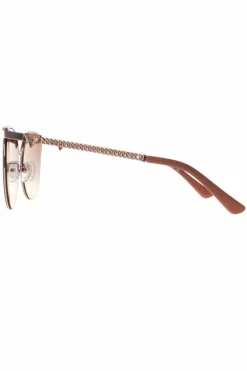 Sunglasses*Guess Cat Eye Shiny Rose Bordeaux Gradient GF6092 Gold