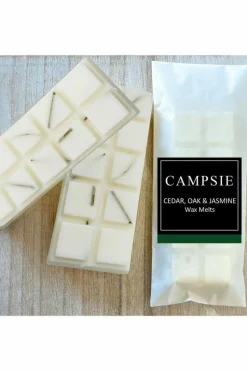 Candles & Diffusers|Candles*CAMPSIE Candles Cedar, Oak & Jasmine Wax Melt Duo White