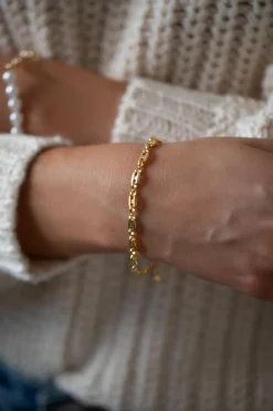 Bracelets*SVNX Chain Link Bracelet Gold