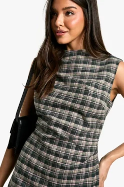 A Line Dresses|Suits & Tailoring*boohoo Check Tailored A-Line Mini Dress multi