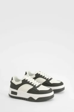 Trainers*boohoo Chunky Contrast Panel Trainers black