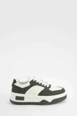 Trainers*boohoo Chunky Contrast Panel Trainers black