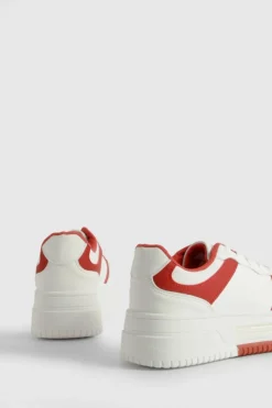 Trainers*boohoo Chunky Contrast Panelled Trainers red