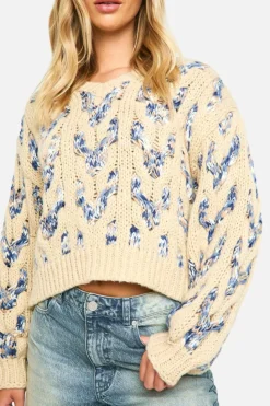 Jumpers*boohoo Chunky Multi Cable Knit Detail Jumper stone