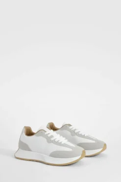 Trainers*boohoo Chunky Panel Detail Trainers white
