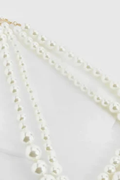 Necklaces*boohoo Chunky Necklace pearl