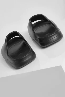 Flats|Sandals*boohoo Chunky Sliders black