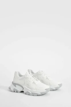 Trainers*boohoo Chunky Sporty Trainers white
