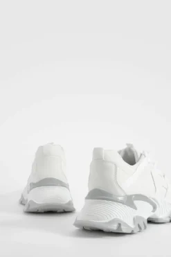 Trainers*boohoo Chunky Sporty Trainers white