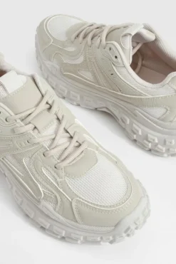Trainers*boohoo Chunky Sporty Trainers beige