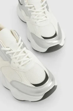 Trainers*boohoo Chunky Sporty Trainers white