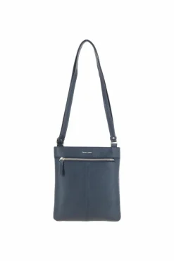 Handbags|Cross-Body Bags*Ashwood Leather Cienna' Real Leather Crossbody Bag Navy