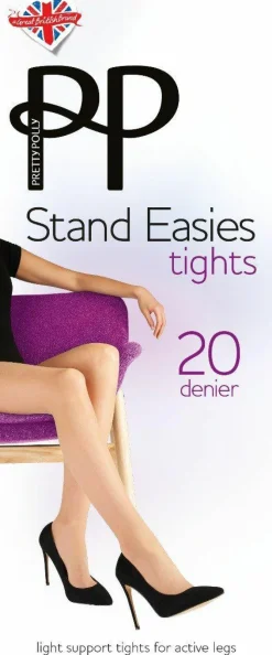 Tights & Socks|Tights & Socks*Pretty Polly Classic 20 Denier Stand Easies Support Tights - Light Tan