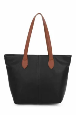 Handbags|Tote Bags*Kitise Classic Lightweight Rommy Shopper Tote Bag Black