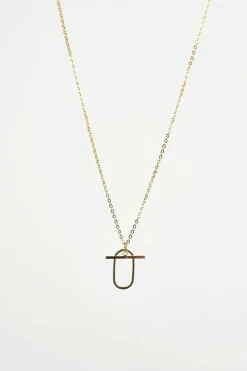 Necklaces*SVNX Clip Bar Necklace in Gold