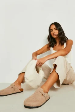 Flats|Sandals*boohoo Closed Toe Clog taupe
