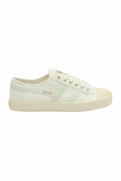 Trainers*Gola Coaster' Canvas Lace-Up Trainers Off White